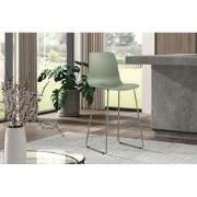 Tellerstoel 'Marie' PP Grijs-groen - 44 x  x 42 - Polypropyleen, Metaa...