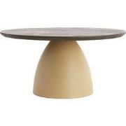 Light&living Salontafel Ø80x40 cm OCANA hout olie bruin+mat beige