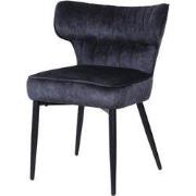 PTMD - Eetkamerstoel Zinno - Grijs - 59x58x80cm