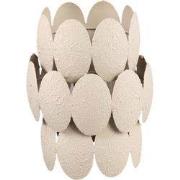 PTMD - Windlicht Tiyron - Beige - 21.5x21.5x27cm