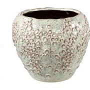 PTMD - Pot Avis - Beige - 26.5x26.5x22.5cm