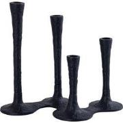 PTMD - Kandelaar Lynette - Zwart - 34x21x30cm