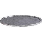 PTMD - Schaal Fahdi - Zilver - 36x36x2.5cm