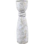 PTMD - Kandelaar Ornan - Grijs - 14x14x50cm