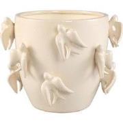 PTMD - Pot Emmelyn - Wit - 30x30x22cm