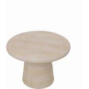 PTMD - Salontafel Adwin - Beige - 60x60x42cm