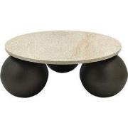 PTMD - Salontafel Skippy - Beige - 85x85x30cm