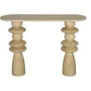 PTMD - Bijzettafel Callain - Beige - 106x33x80cm