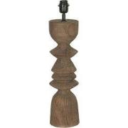 PTMD - Tafellamp Elaine - Bruin - 14x14x50cm