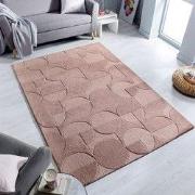 Modern Wollen vloerkleed - Gigi Roze - 120 X 170 CM