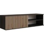 Meubella - TV-Meubel Marbella - Zwart - 150 cm