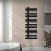 Design badkamer radiator Ijzer EM 500x1400 mm zwart mat met universele...