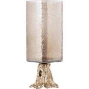 PTMD - Windlicht Quers - Grijs - 12x12x29cm