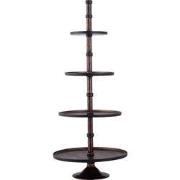 PTMD - Etagere Glinda - Bruin - 57x57x135cm