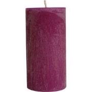 PTMD - Kaars Rustic Outdoor - Paars - 15x15x30cm