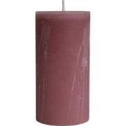PTMD - Kaars Rustic Outdoor - Roze - 15x15x30cm
