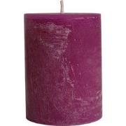 PTMD - Kaars Rustic Outdoor - Paars - 15x15x20cm