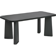 ATLIN - Eettafel - Zwart - 180 x 90 cm - MDF