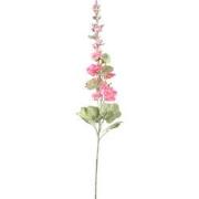 PTMD - Kunstbloem Hollyhock - Roze - 65x26x114cm
