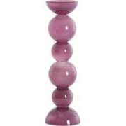 Light & Living - Kaarsenhouder ITINGA - Ø9.5x34 cm - Paars