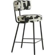 Light & Living - Barkruk HARVIE - 51x52.5x93 cm - Bruin - Set van 2