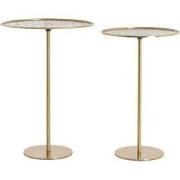 Light & Living - Bijzettafel LIA - Ø38x54 cm - Brons - Set van 2