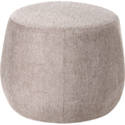 ASHTON - Poef - Taupe - Polyester