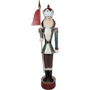 Clayre & Eef Kerstdecoratie Beeld Notenkraker 67x41x210 cm Groen Rood ...