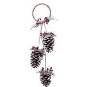 Hanger denappel wit l13h60 cm ntrl