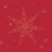 Servet l24b24cm stories red 20st