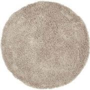MUST Living Carpet Celeste round large,Ø250 cm, taupe, 100% polyester