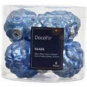 Dennenappel glas d2,5h6 cm vijg 12 st