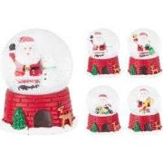 Waterbal 45 mm kerstman 4ass