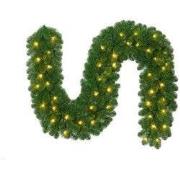 Colorado kunstkerstguirlande warm led, 270x35 cm