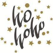 Servet l33b33 cm ho-ho stars 20st