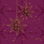 Servet l40b40 cm gilded bauble 12st