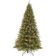Forest frosted kunstkerstboom green led 155 cm