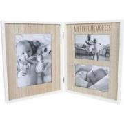 Fotolijst 3x nat.wt ht l47b28h30 cm