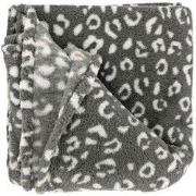 Plaid zion 200x150cm donkergrijs