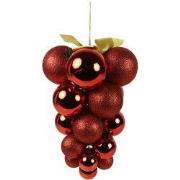 Kersthanger vinella 20x20x29 cm rood