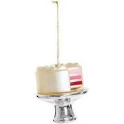 kerstornament gender reveal taart roze