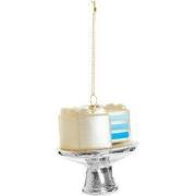 kerstornament gender reveal taart blauw