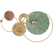 HELIUM - Wanddecoratie - Goud - Metaal