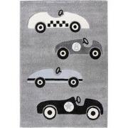 Kindervloerkleed Happy Cars – Zacht vloerkleed – Speelkleed voor Kinde...