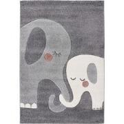 Kindervloerkleed Happy Olifant – Zacht vloerkleed – Speelkleed voor Ki...