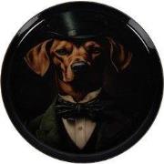 Clayre & Eef Onderzetters voor Glazen Ø 11x1 cm Groen Metaal