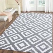 Marlon Modern Grijs vloerkleed - Boho - 80 X 300 CM