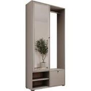 Meubella - Deacon - Halkast met 2 deuren - Grijs