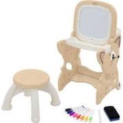 Kinderzitgroep 3in1 speeltafel met 2 schoolborden Kinderkrukje en acce...