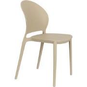 Housecraft Living Sjoerd Tuinstoelen/ Eetkamerstoel Kunststof Beige - ...